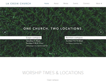 Tablet Screenshot of lacroixchurch.org